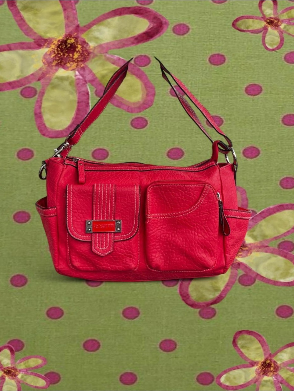 Fucsia  Women's Shoulder Bag - Casual Everyday Purse